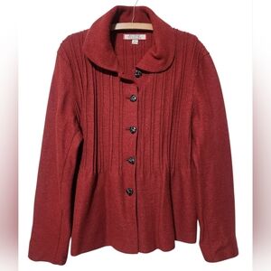 Beyond Threads Alpaca & Wool Sweater Jacket XL